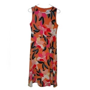 Liz Claiborne Floral Sleeveless Dress - Multicolor, Size 4 NWT